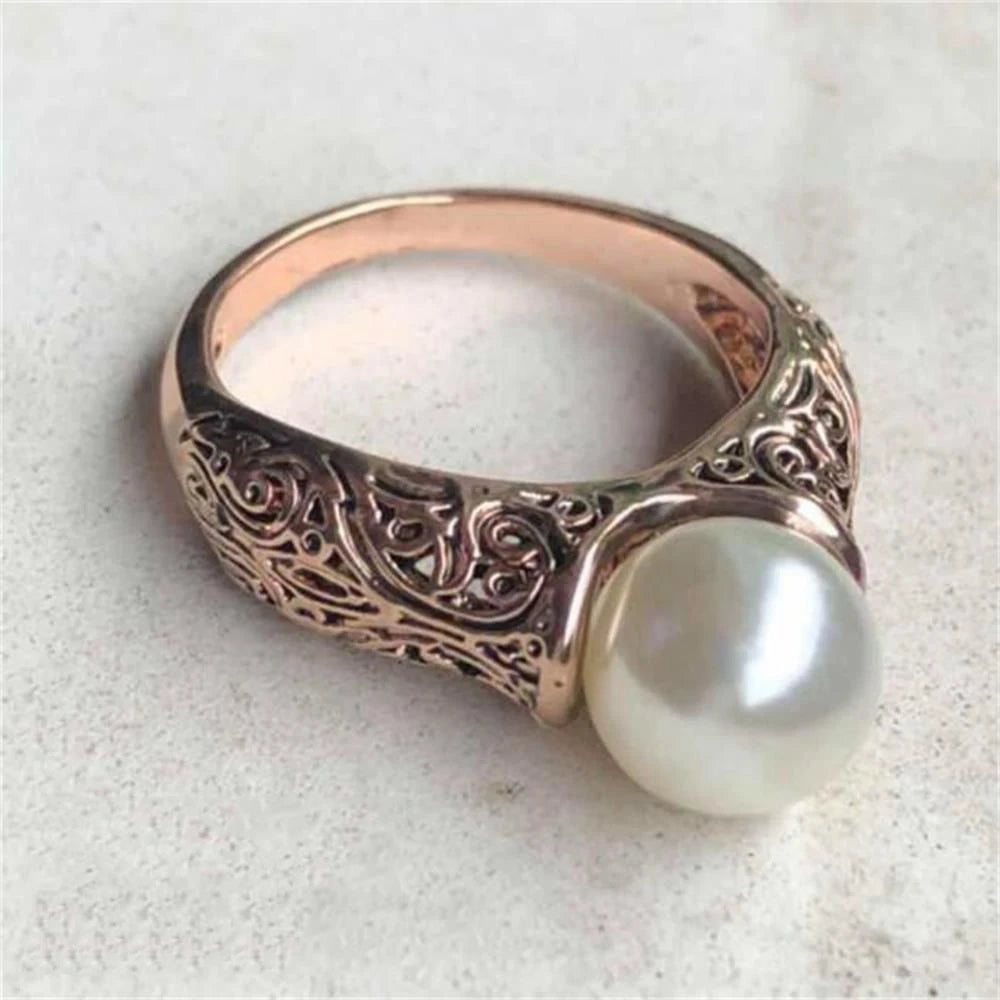 White Pearl Ring