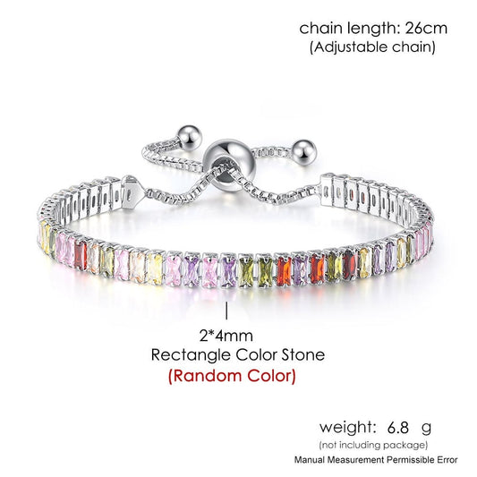 Multicolor Tennis Bracelets