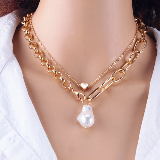 Golden big chain Necklaces