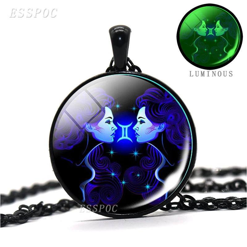 Zodiac Signs Luminous Glass