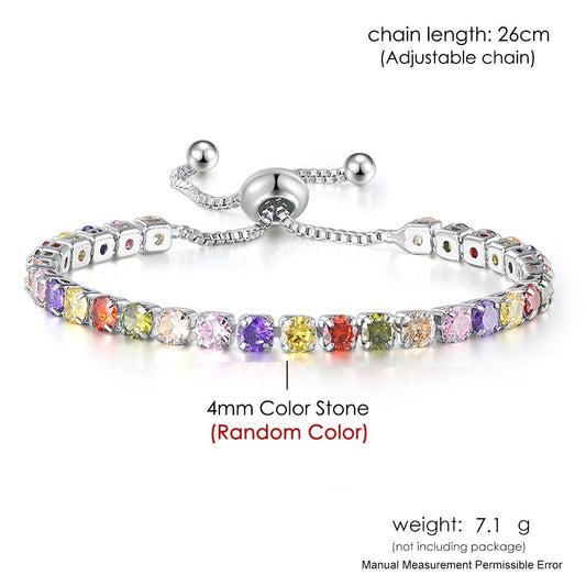 Multicolor Tennis Bracelets