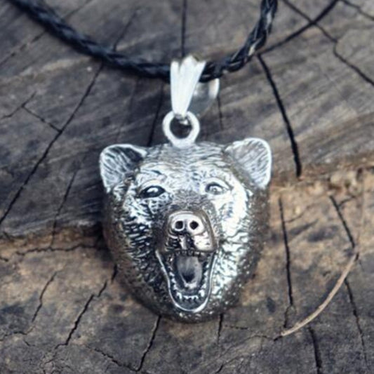 Creative bear Head Necklace