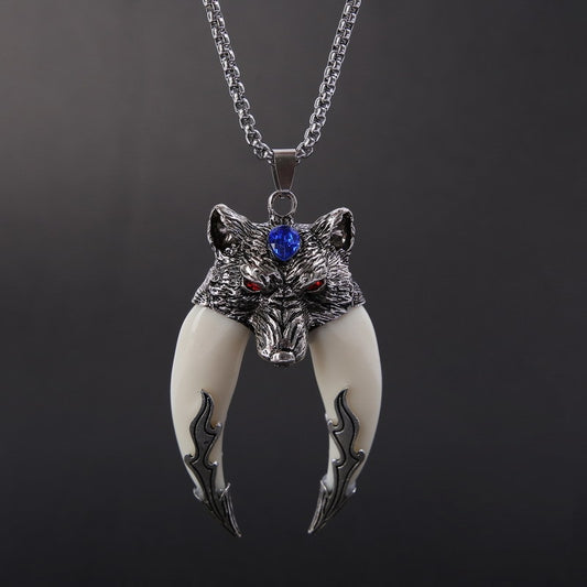 Creative Head Beast Necklace