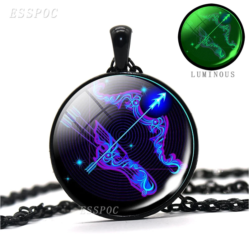 Zodiac Signs Luminous Glass