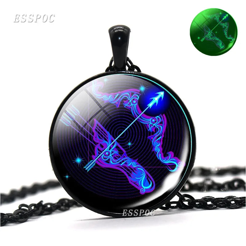 Zodiac Signs Luminous Glass