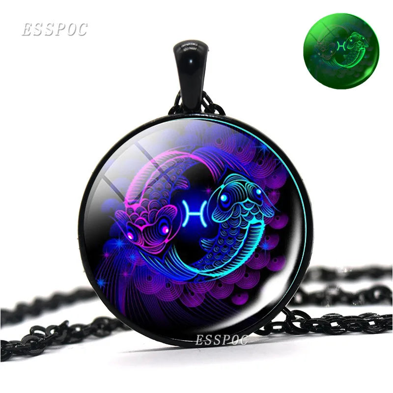 Zodiac Signs Luminous Glass