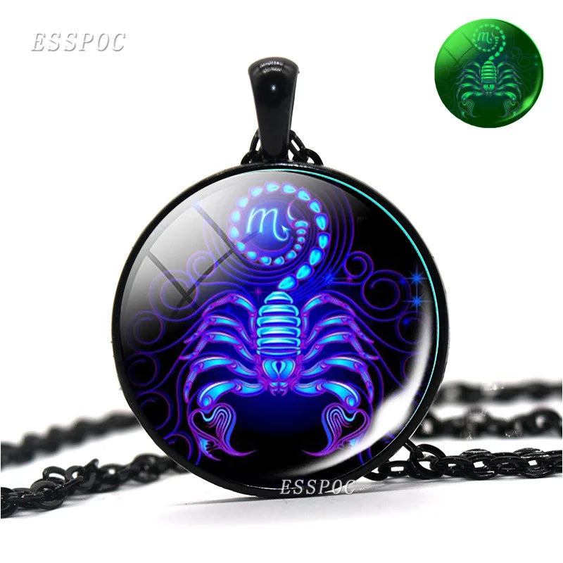 Zodiac Signs Luminous Glass