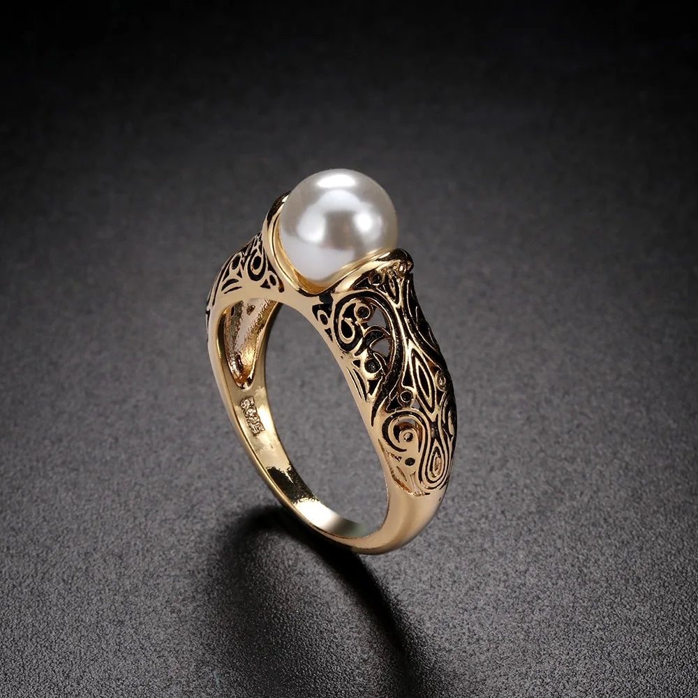 White Pearl Ring