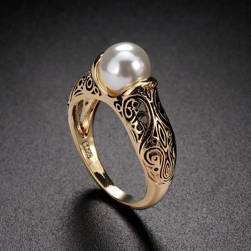 White Pearl Ring