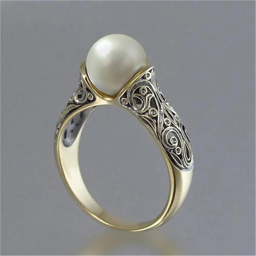 White Pearl Ring