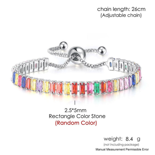 Multicolor Tennis Bracelets