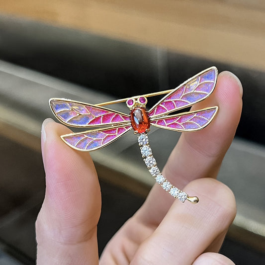 Zircon Brooch Alloy