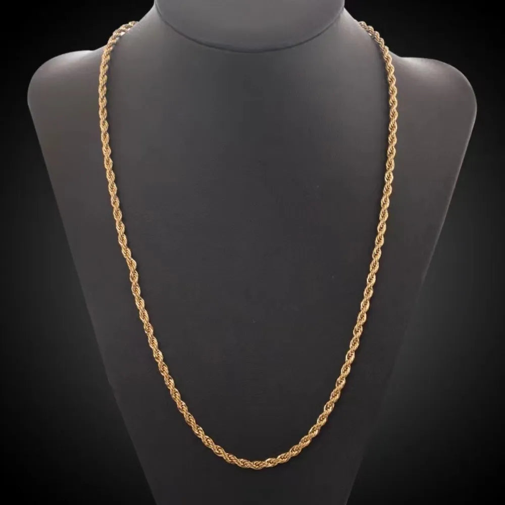 18K Gold Rope Chain