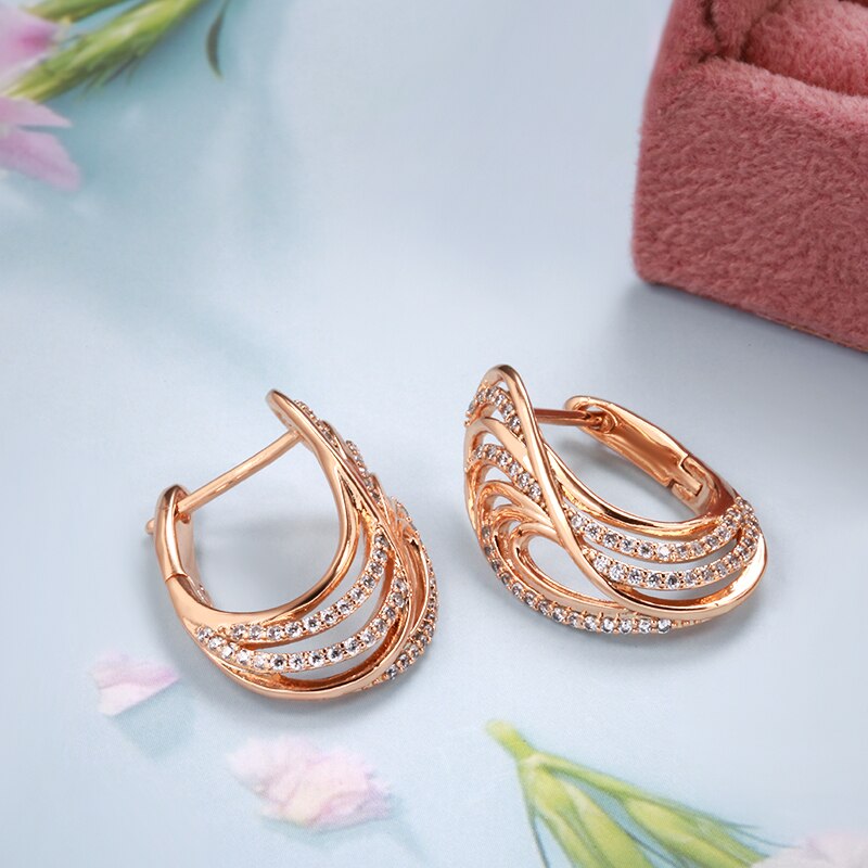 Elegant Zircon Earrings