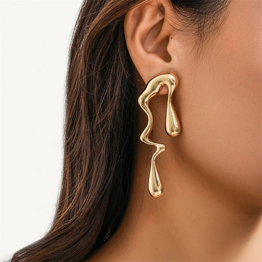 Irregular Water Drop Earrings