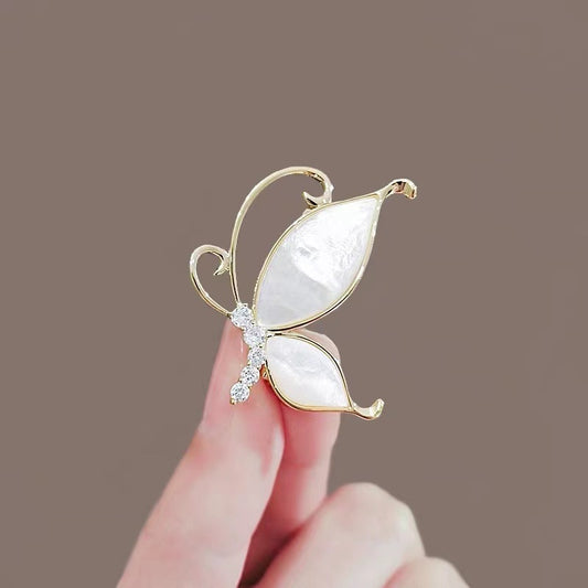 Zircon Brooch Alloy