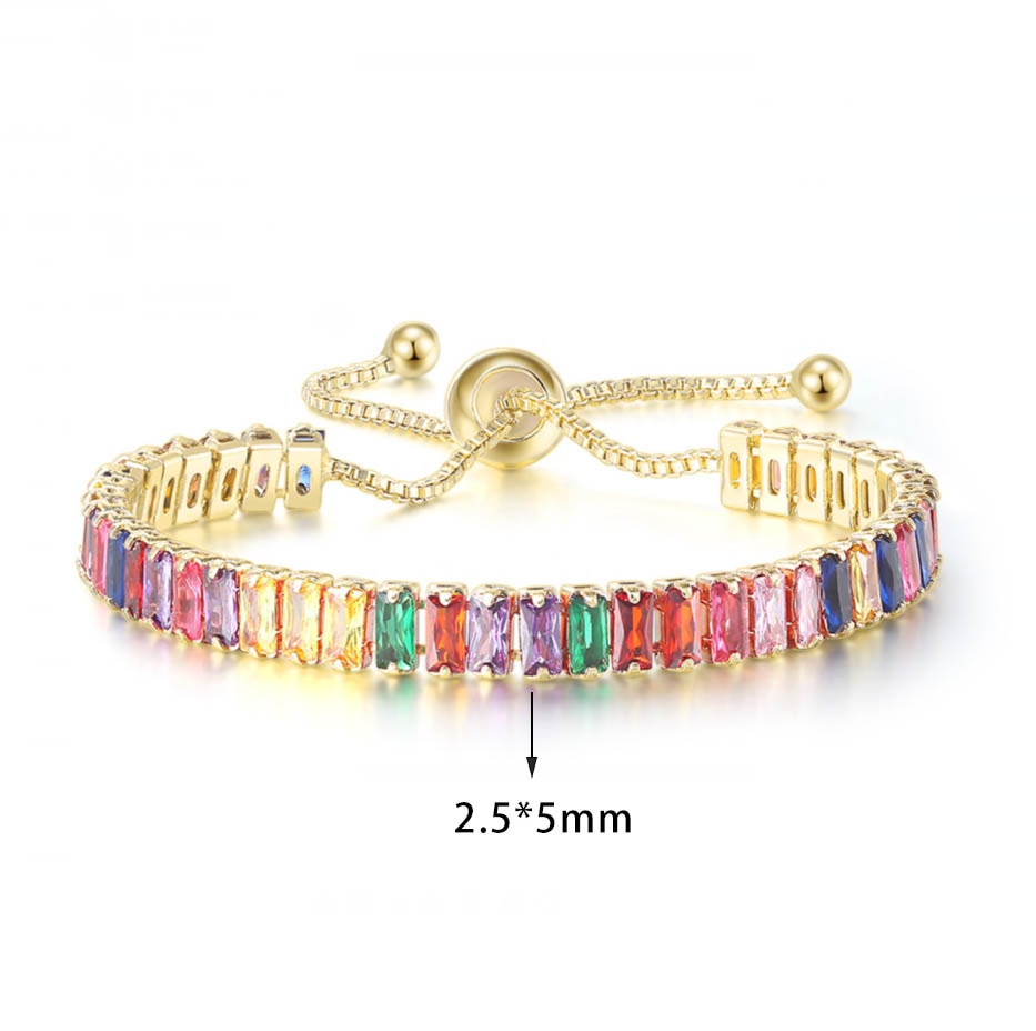 Multicolor Tennis Bracelets