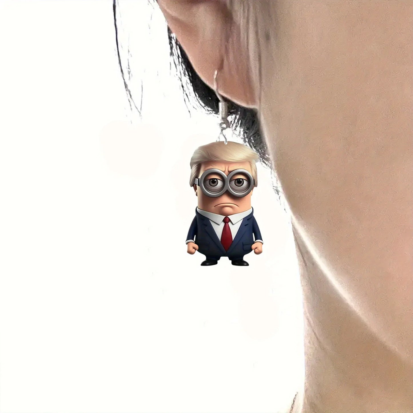 1 pair of Trump earrings