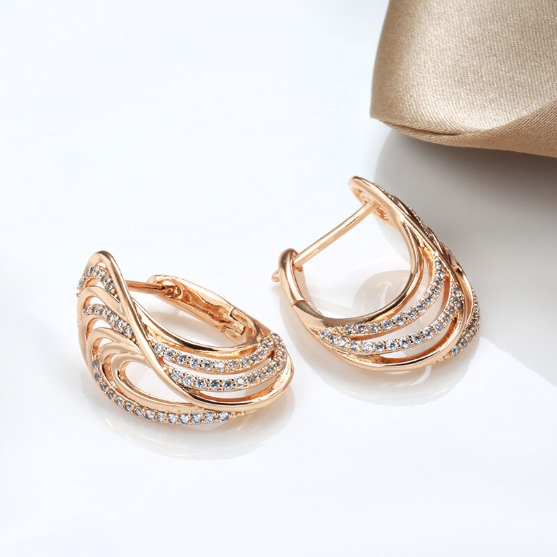 Elegant Zircon Earrings