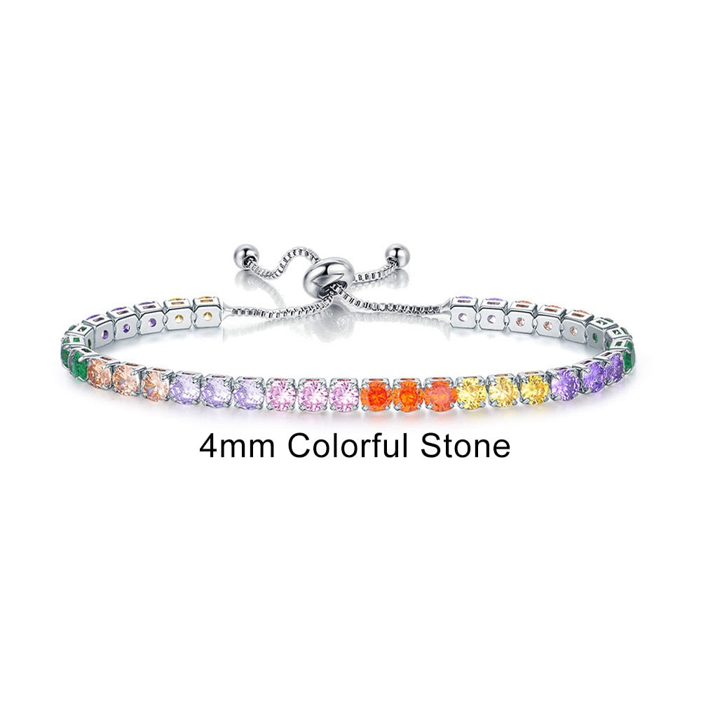 Multicolor Tennis Bracelets