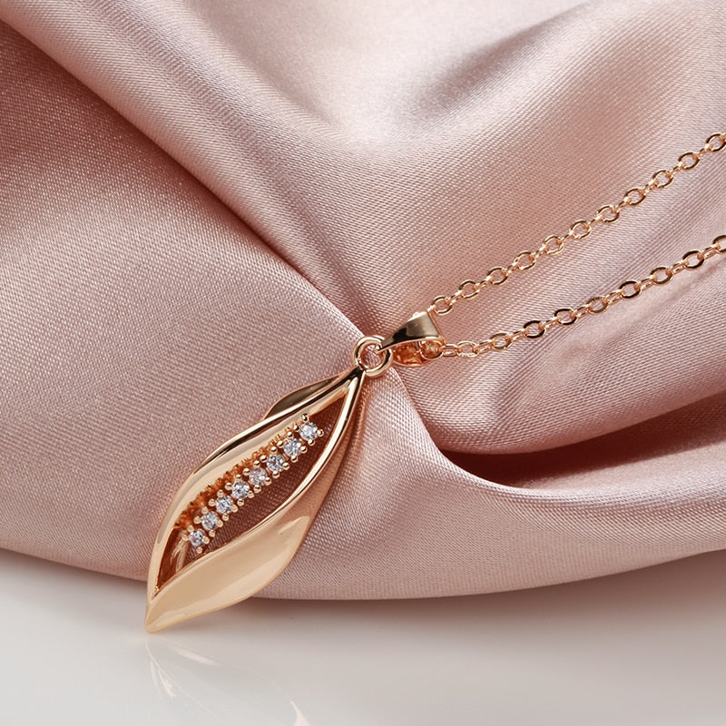 Rose Gold Long Necklace