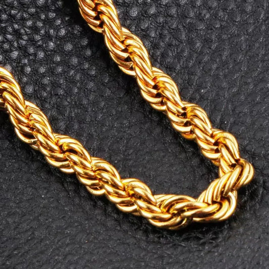 18K Gold Rope Chain