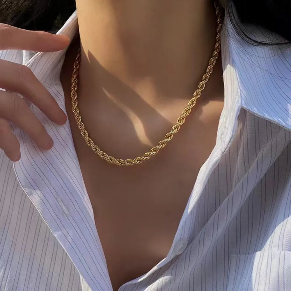 18K Gold Rope Chain