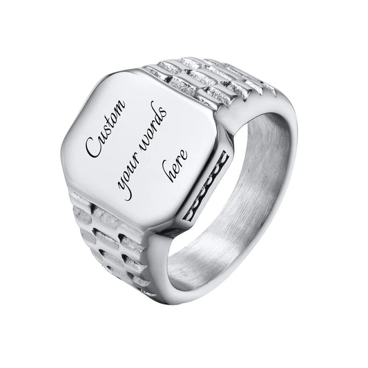 Zodiac Signet Rings for Men