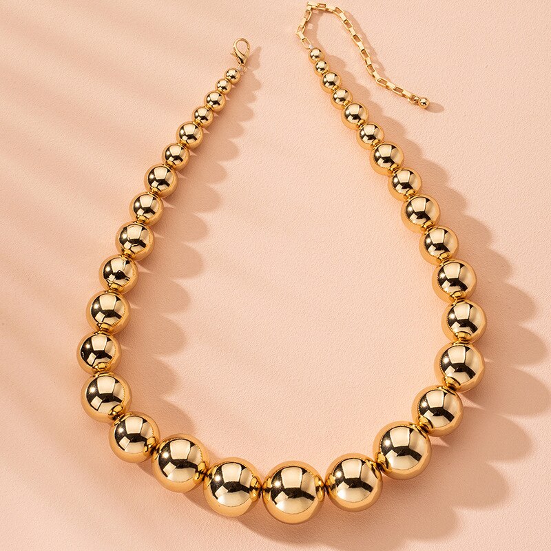 Gold Color Ball Beads