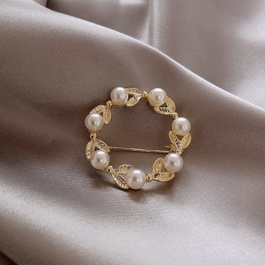 Pearl Butterfly Brooch