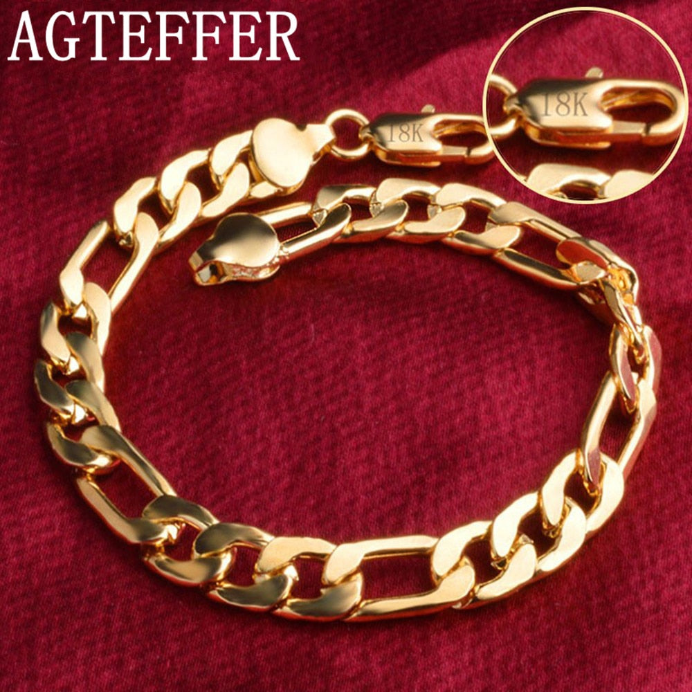 925 Sterling Golden 8MM bracelet