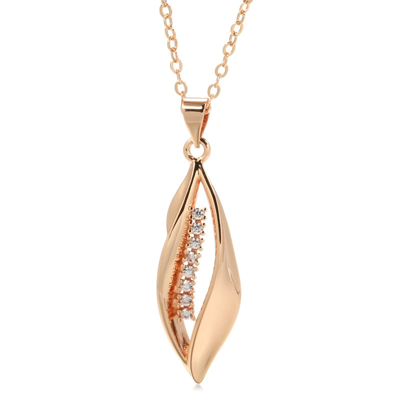 Rose Gold Long Necklace