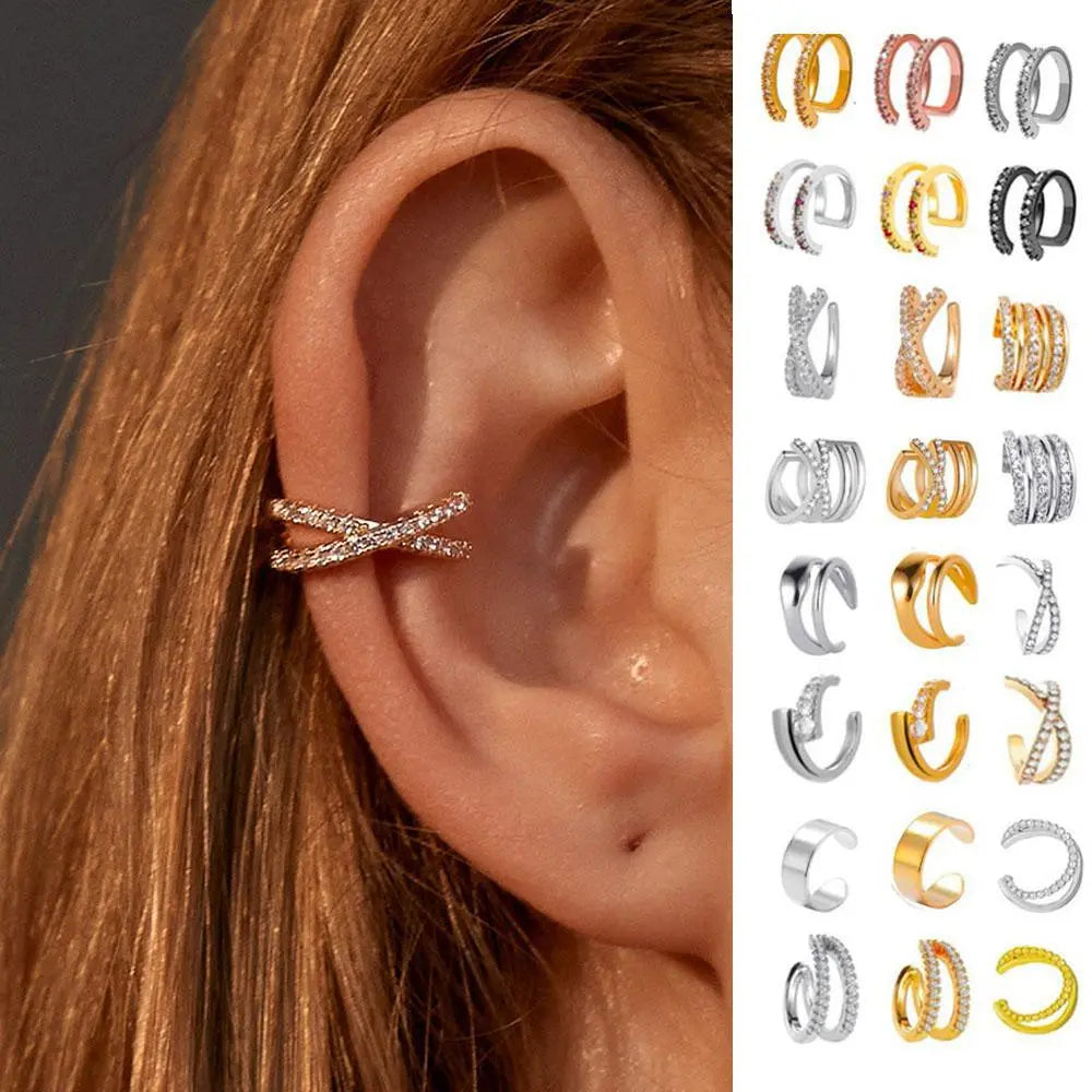 Punk Ear Clip Earrings