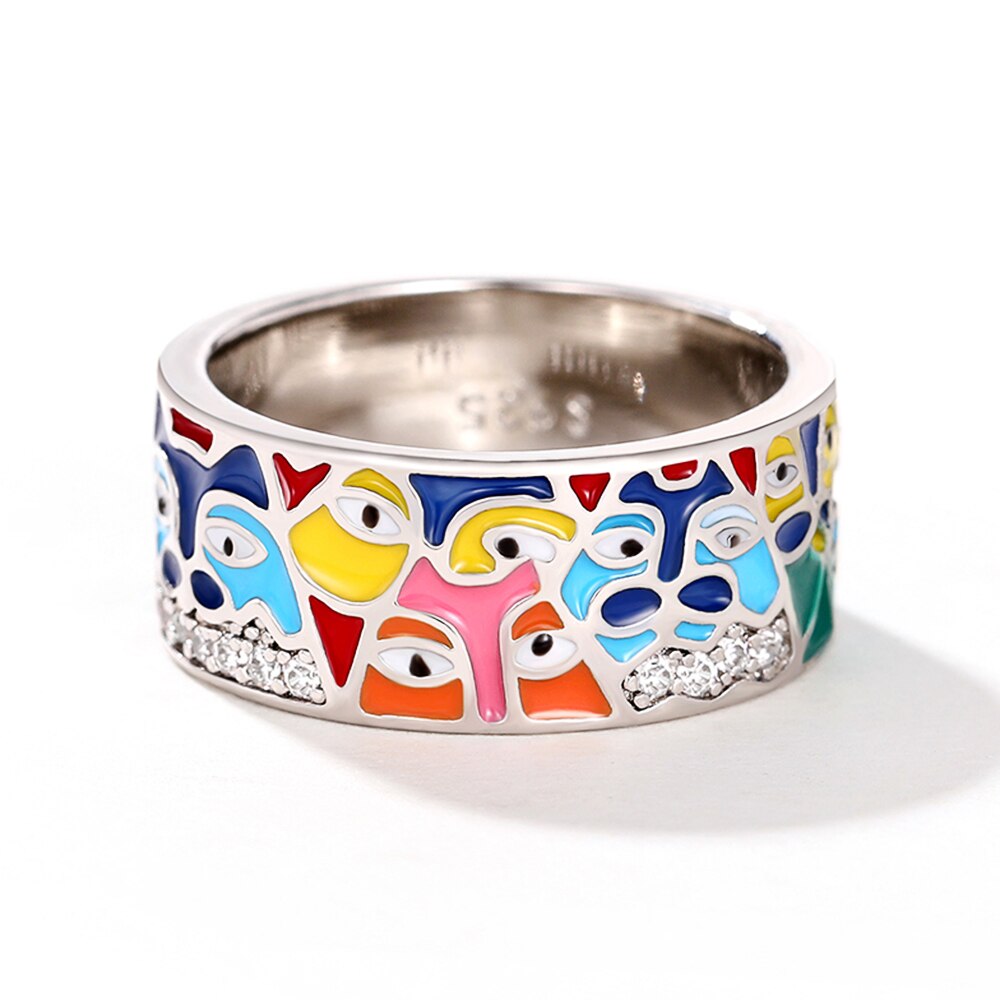 Handmade Enamel Ring