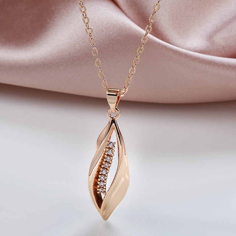 Rose Gold Long Necklace