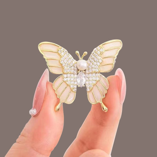 Zircon Brooch Alloy