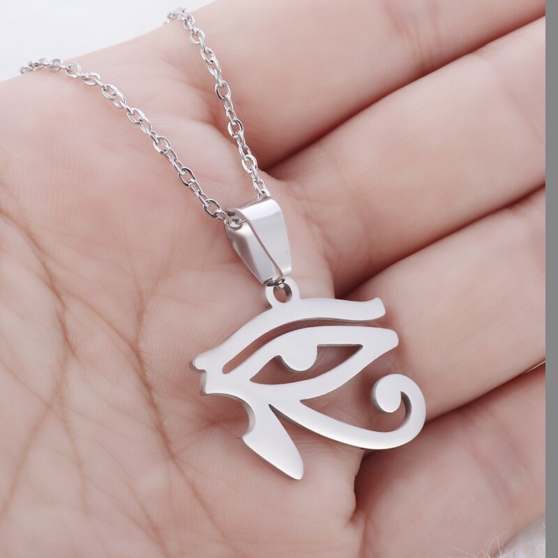 Men Horus Silver Necklace