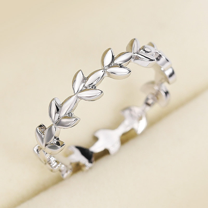 Leaves Shaped Ring for Women