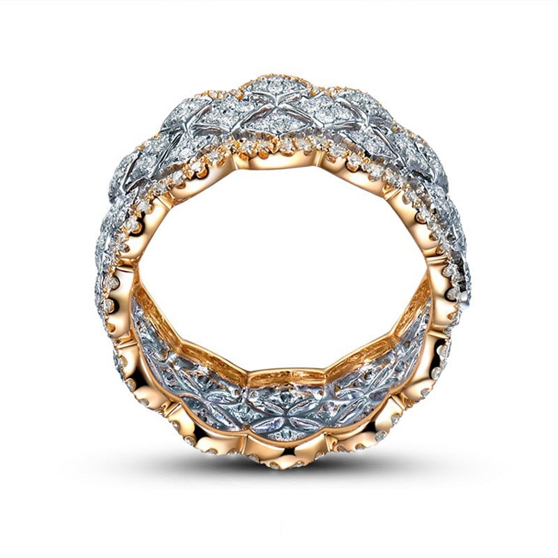 Two Tone Wide Ring