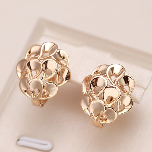 Hollow Flower Drop Earrings